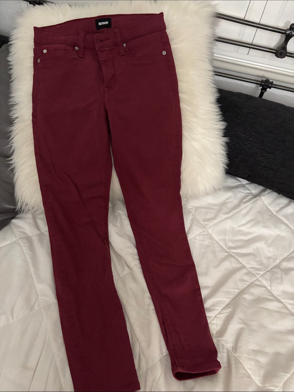 Hudson Jeans Women's Wine Skinny Jeans